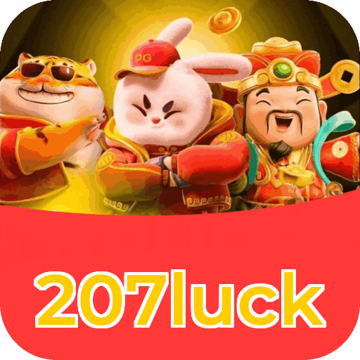Interface do aplicativo 207luck mostrando jogos disponíveis no iOS e Android